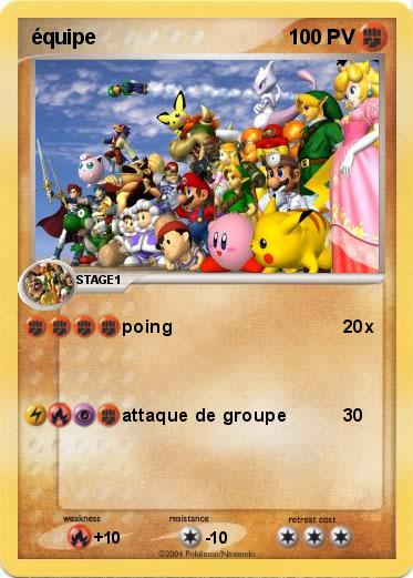 Pokemon équipe