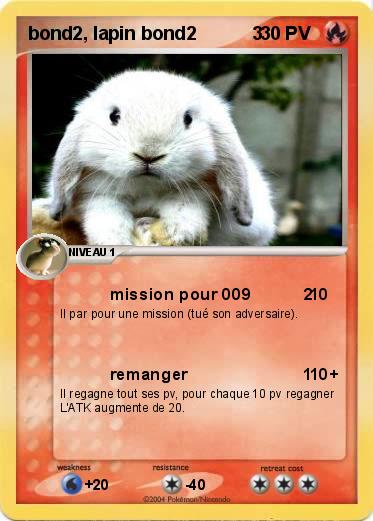 Pokemon bond2, lapin bond2           3