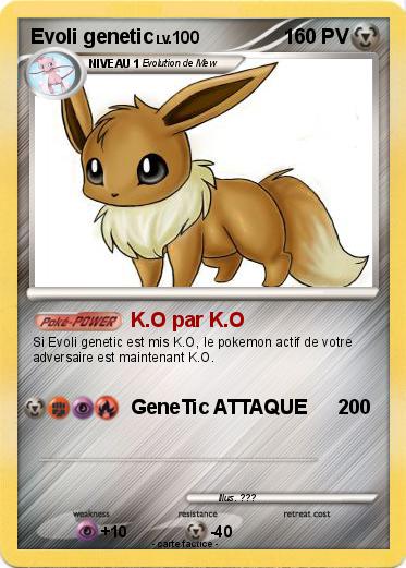 Pokemon Evoli genetic