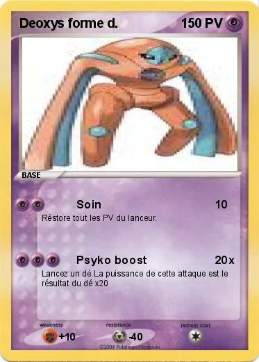 Pokemon Deoxys forme d.