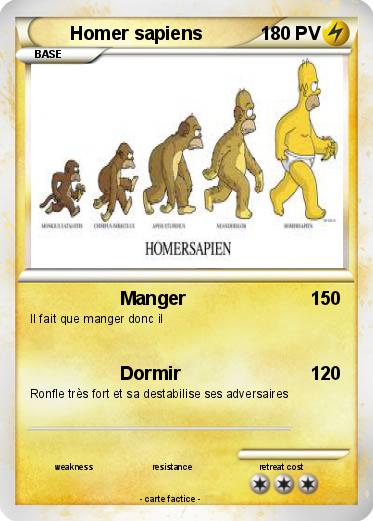 Pokemon Homer sapiens