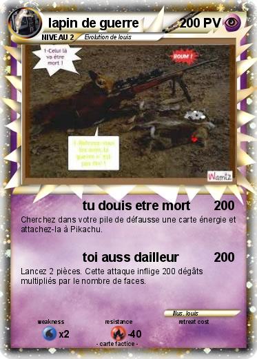 Pokemon lapin de guerre