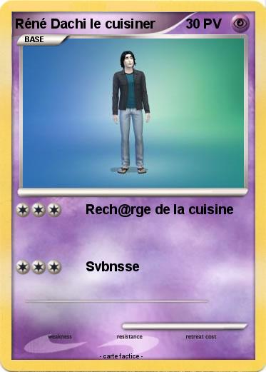 Pokemon Réné Dachi le cuisiner