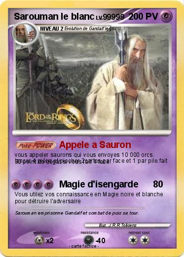 Pokemon Sarouman le blanc