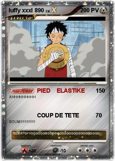 Pokemon luffy xxxl 890