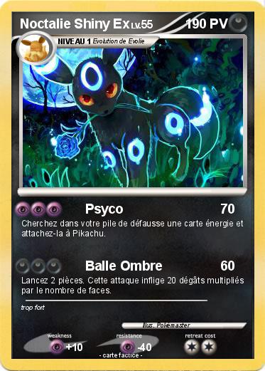 Pokemon Noctalie Shiny Ex