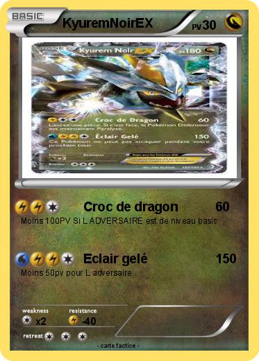 Pokemon KyuremNoirEX