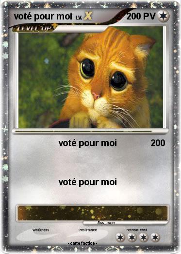 Pokemon voté pour moi