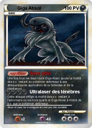 Pokemon Giga Absol