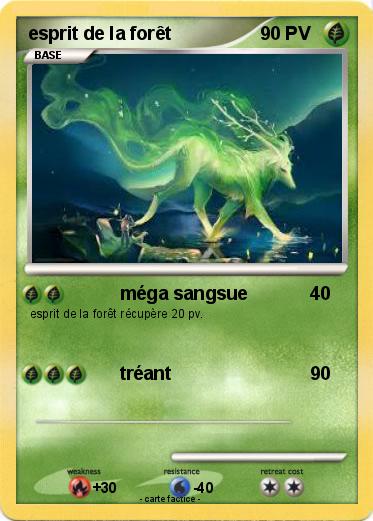 Pokemon esprit de la forêt