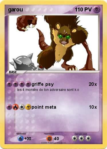 Pokemon garou