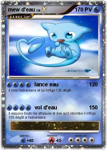 Pokemon mew d'eau