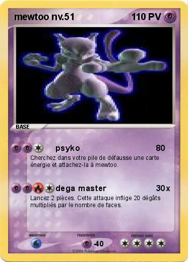 Pokemon mewtoo nv.51
