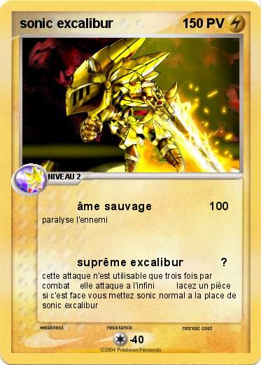 Pokemon sonic excalibur