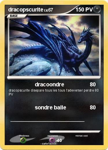 Pokemon dracopscurite