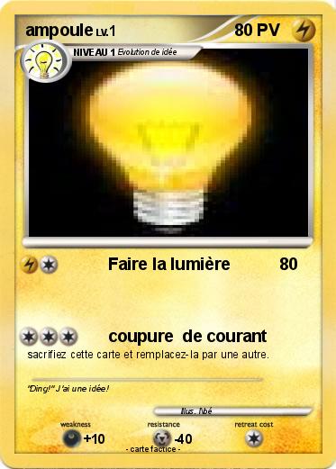 Pokemon ampoule