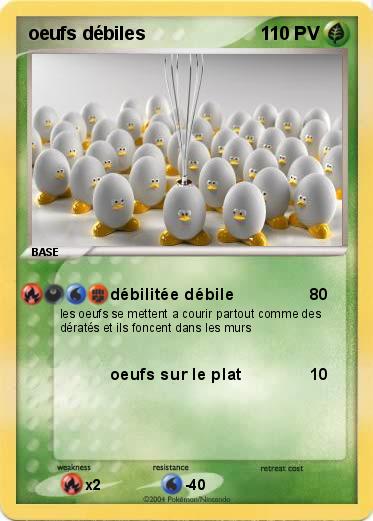 Pokemon oeufs débiles                   