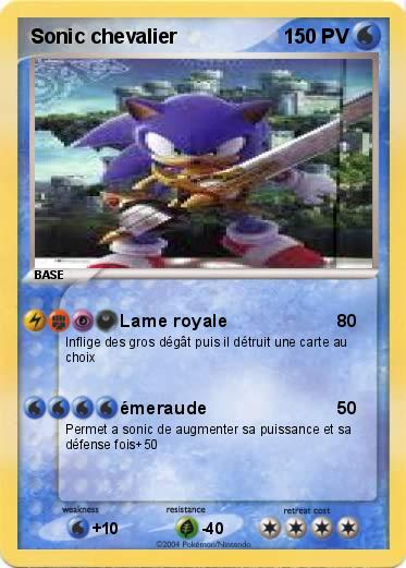 Pokemon Sonic chevalier