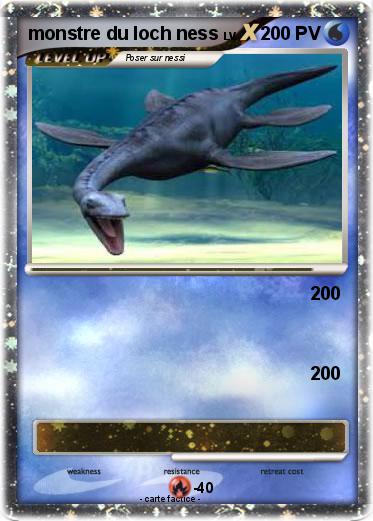 Pokemon monstre du loch ness