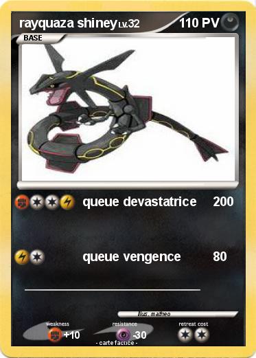 Pokemon rayquaza shiney