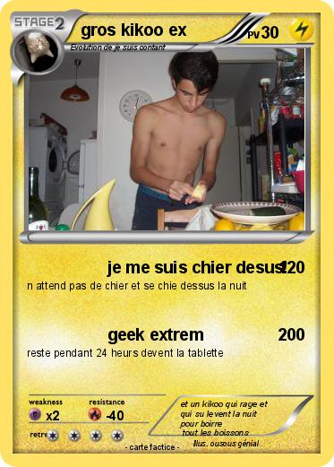 Pokemon gros kikoo ex