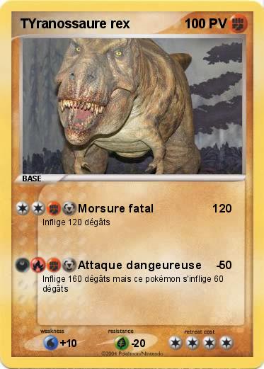 Pokemon TYranossaure rex 