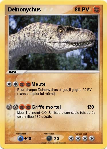 Pokemon Deinonychus 