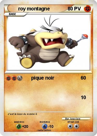 Pokemon roy montagne