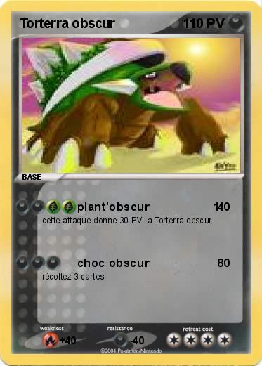 Pokemon Torterra obscur