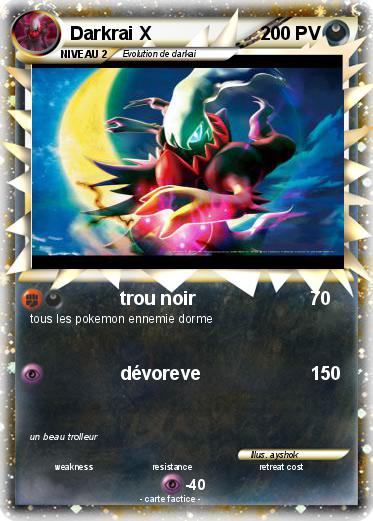 Pokemon Darkrai X