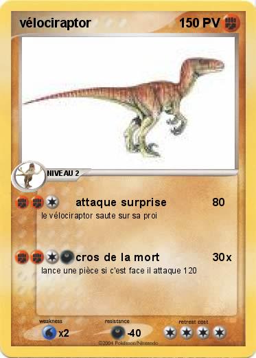 Pokemon vélociraptor