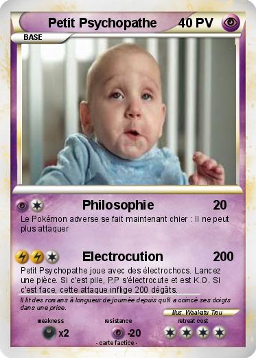 Pokemon Petit Psychopathe