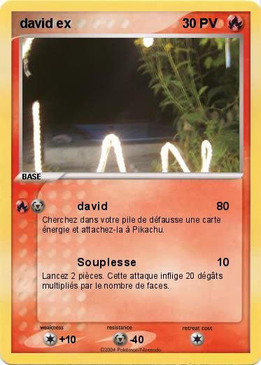 Pokemon david ex