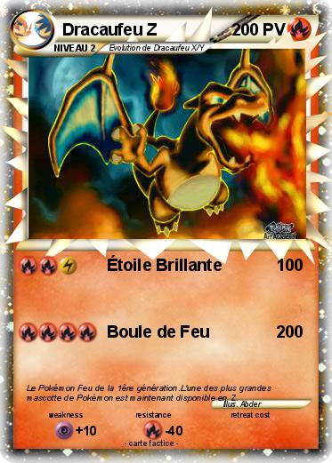 Pokemon Dracaufeu Z