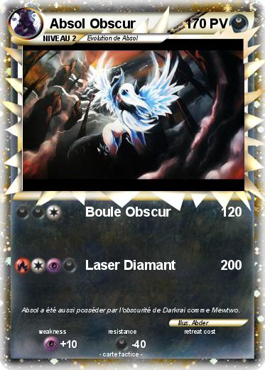 Pokemon Absol Obscur