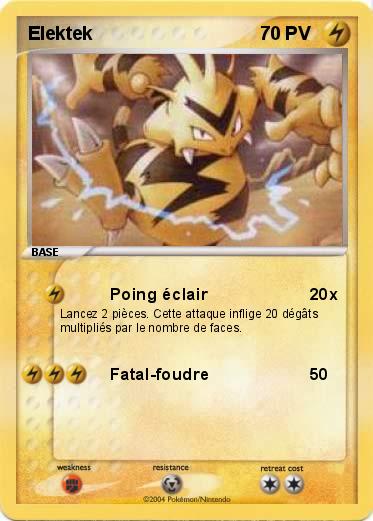 Pokemon Elektek