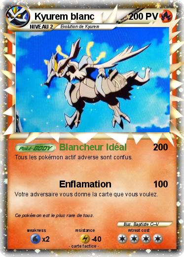 Pokemon Kyurem blanc