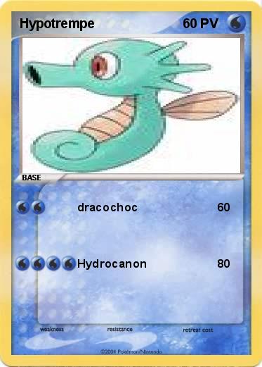 Pokemon Hypotrempe