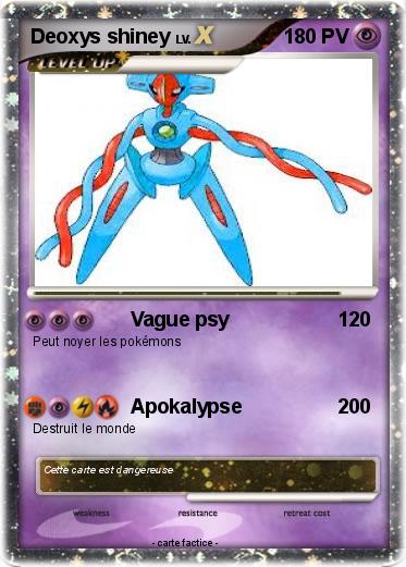 Pokemon Deoxys shiney