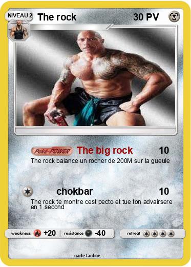 Pokemon The rock