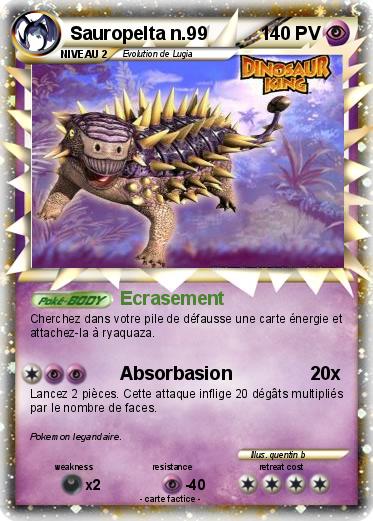 Pokemon Sauropelta n.99