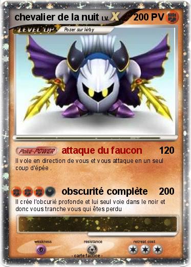 Pokemon chevalier de la nuit