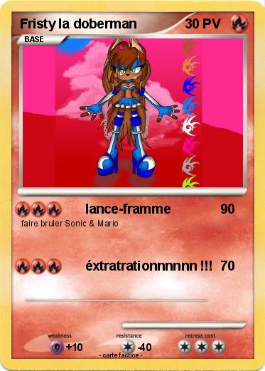 Pokemon Fristy la doberman