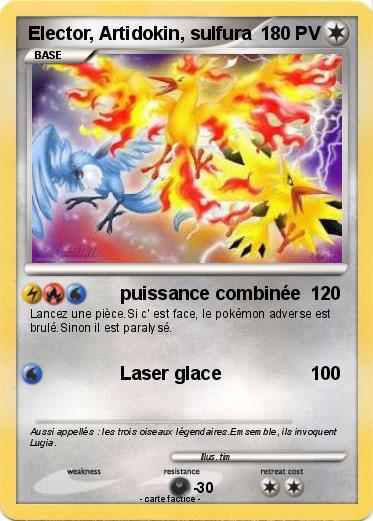 Pokemon Elector, Artidokin, sulfura