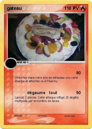 Pokemon gateau