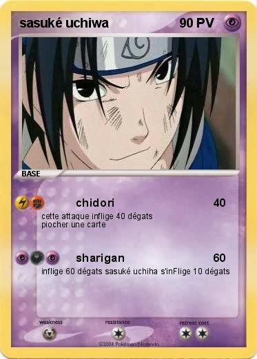 Pokemon sasuké uchiwa