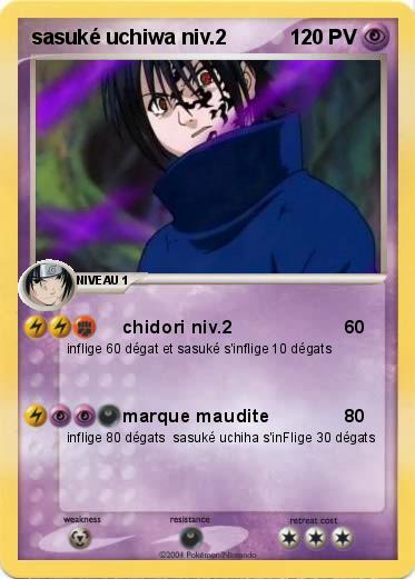 Pokemon sasuké uchiwa niv.2