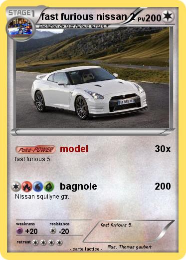 Pokemon fast furious nissan 2