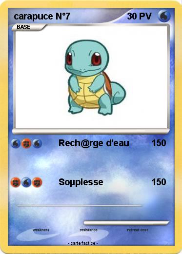 Pokemon carapuce N°7
