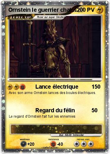 Pokemon Ornstein le guerrier chat